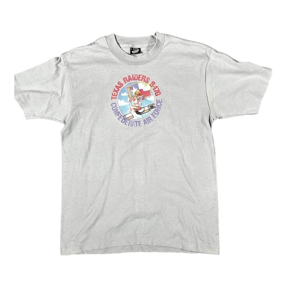 Men's size large Screen Stars Tshirt - Texas Raiders B-17G
